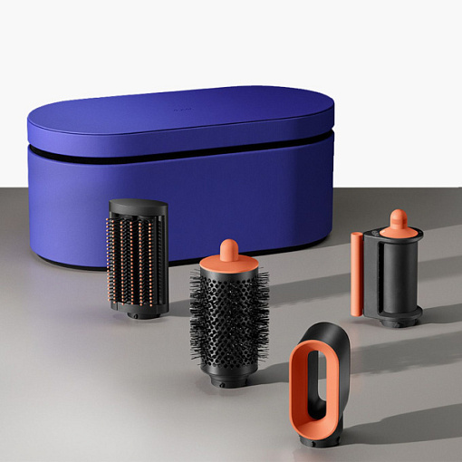Мультистайлер Dyson Airwrap i.d. Straight+Wavy HS08 для прямых и волнистых волос, Vinca blue/Topaz (Синий/топаз) 533818