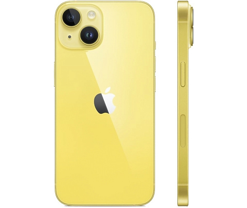 Смартфон Apple iPhone 14 128GB, желтый