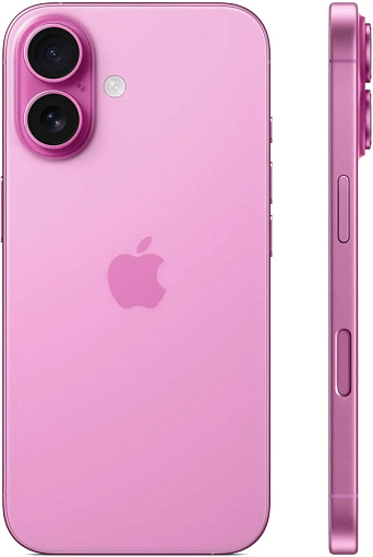 Смартфон Apple iPhone 16 Dual Sim 512GB, Pink (розовый)