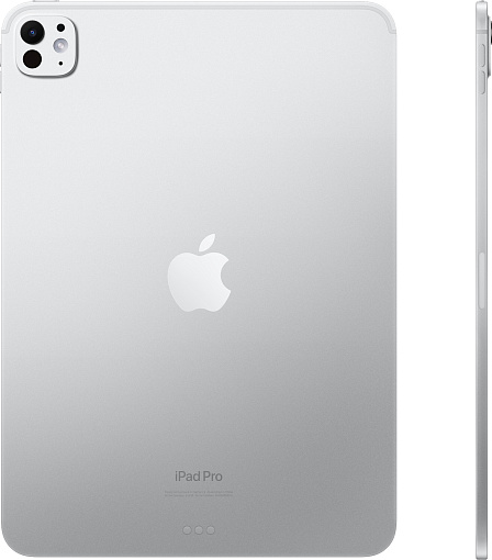 Планшет Apple iPad Pro 11 M4 (2024) 256Gb Wi‑Fi, серебристый (Silver) MVV93