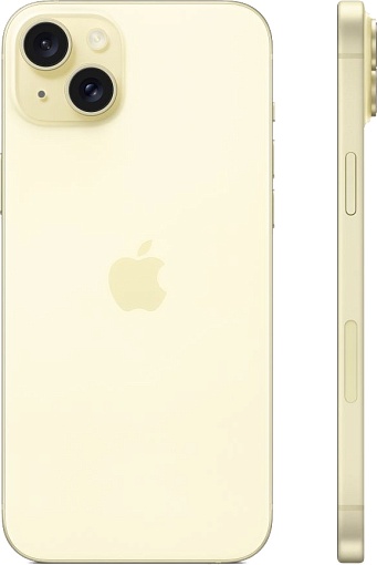 Смартфон Apple iPhone 15 Plus Dual Sim 512GB, желтый