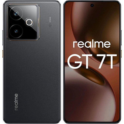 Смартфон Realme GT 7T 12/256ГБ, обсидиан (IceSense Black)