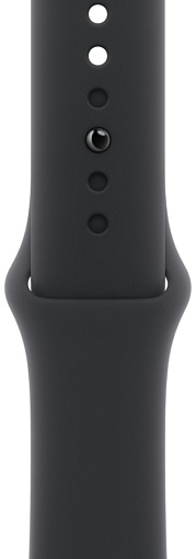 Apple Watch Series 11 42mm Space Grey Aluminum Case with Sport Band Black (MEQW4)