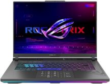 Ноутбук Asus ROG Strix G16 G614PR-RV027, 16″ (AMD Ryzen 9 8940HX, NVIDIA GeForce RTX 5070 Ti) 16ГБ, 1ТБ SSD, noOS, черный (90NR0NJ7-M00490)