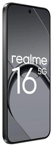 Смартфон realme 16 5G 8/256 Гб, черный
