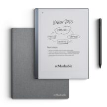 Графический планшет reMarkable 2 со стилусом Marker Plus и чехлом Book Folio, серый