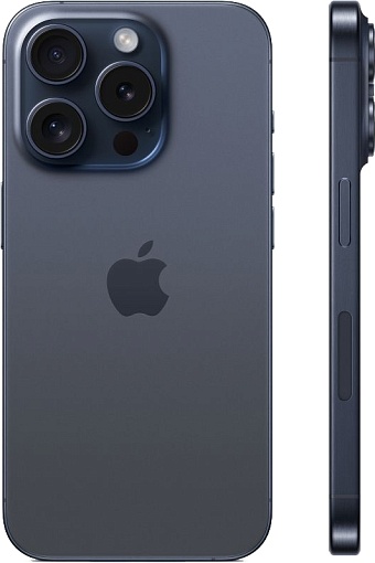 Смартфон Apple iPhone 15 Pro Dual Sim 1TB, Blue Titanium (синий)