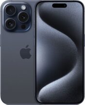 Смартфон Apple iPhone 15 Pro eSim 256GB, Blue Titanium (синий)