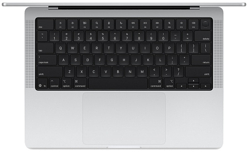 Ноутбук Apple MacBook Pro 14″ (2025) (M5 10C CPU, 10C GPU) 16 ГБ, 512 Гб SSD, серебристый MDE44