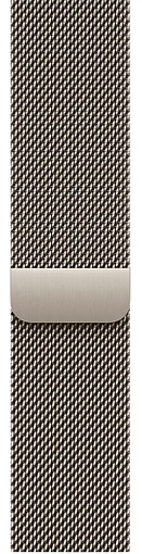 Apple Watch Series 11 46mm Natural Titanium Case with Milanese Loop Natural