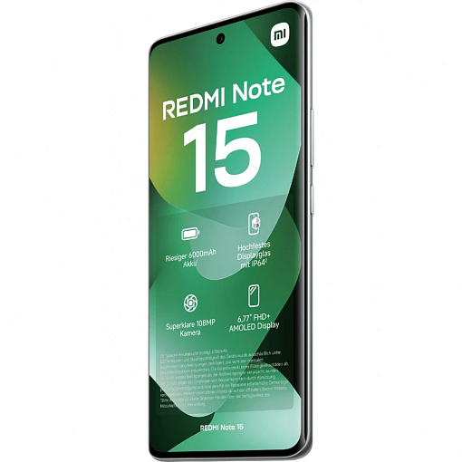 Смартфон Redmi Note 15 4G 8/256Гб, зеленый