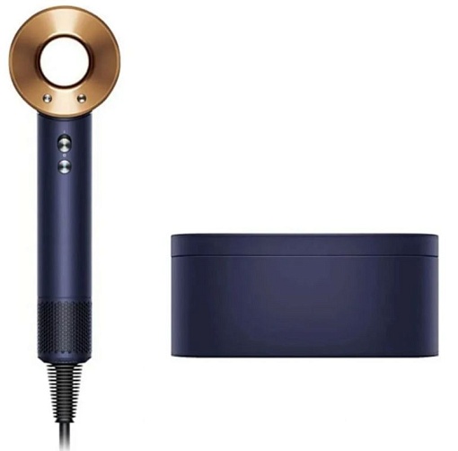 Фен Dyson Supersonic HD15, синий/медный + чехол для хранения 460003-01 KR