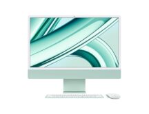 Apple iMac 24″ Retina 4,5K, M3 (8C CPU, 8C GPU, 2023), 8 ГБ, 256 ГБ SSD, зеленый (MQRA3)