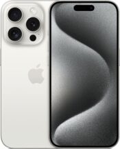 Смартфон Apple iPhone 15 Pro eSim 1TB, White Titanium (белый)