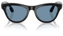 Умные очки Ray-Ban Meta Skyler RW4010 150-52 Size, Shiny Black/Transitions Cerulean Blue