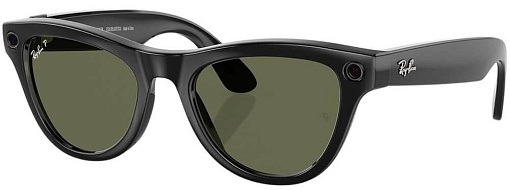 Умные очки Ray-Ban Meta Skyler RW4010 150-52 Size, Shiny Black/Green