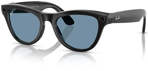 Умные очки Ray-Ban Meta Skyler RW4010 150-52 Size, Shiny Black/Transitions Cerulean Blue